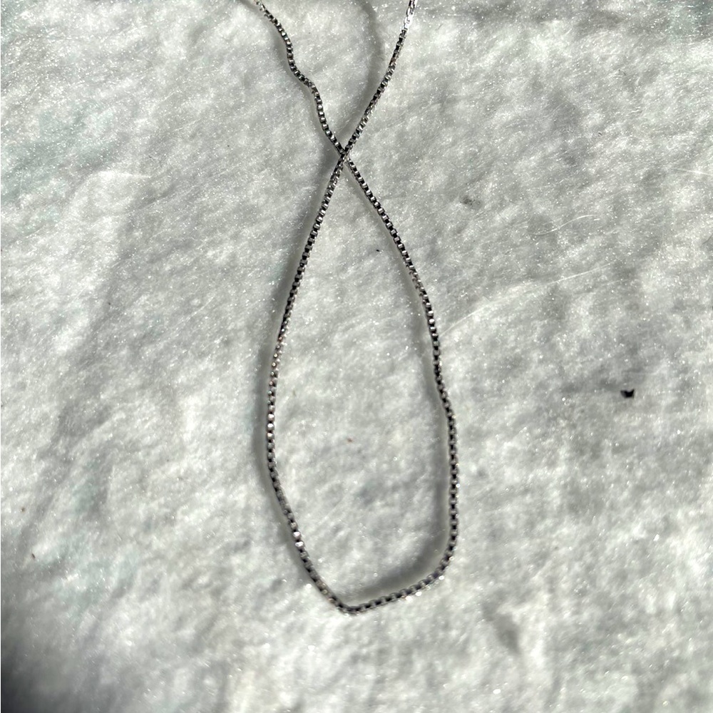 Sterling silver box chain